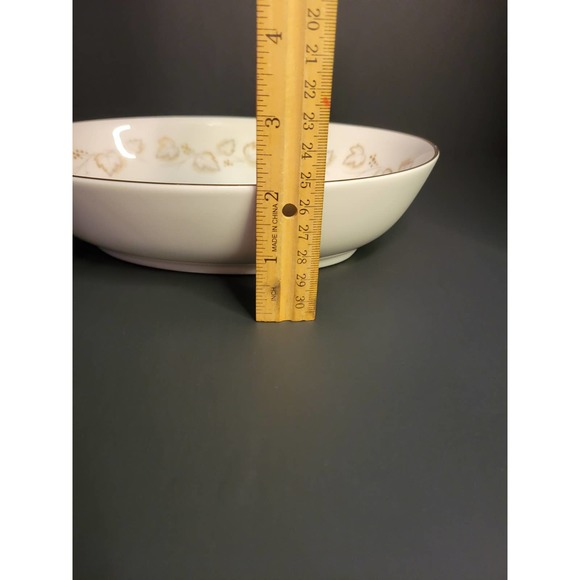 Vintage Noritake Ivory China Goldivy 9" Oval Serving Vegetable Bowl 7531 - Picture 10 of 10